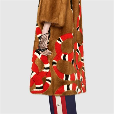 cheap gucci coats|gucci fur coats female.